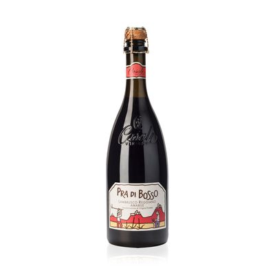 Pra Di Bosso Lambrusco Reggiano Amabile Vino Frizzante