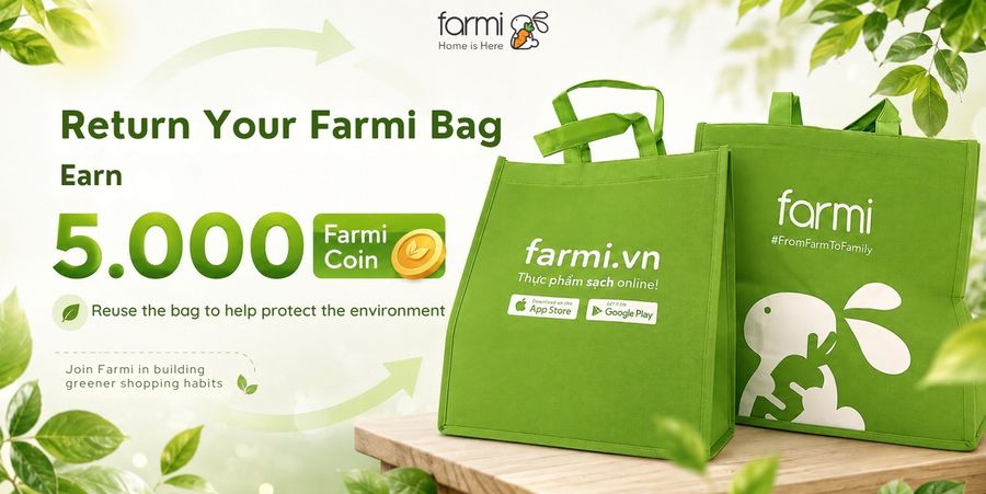 Return your Farmi bag and get 5,000 Coins